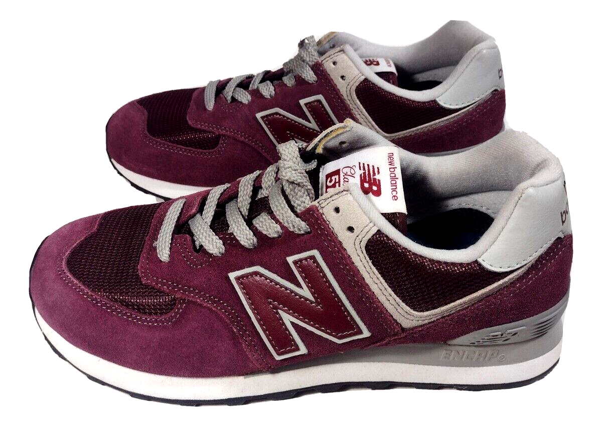New Balance 574 Women's Classic Trainer - WL574ER Bordeaux - Sz 8.5 -  Superb!: купить с доставкой из США, цена 5 395 руб - (295086781937)